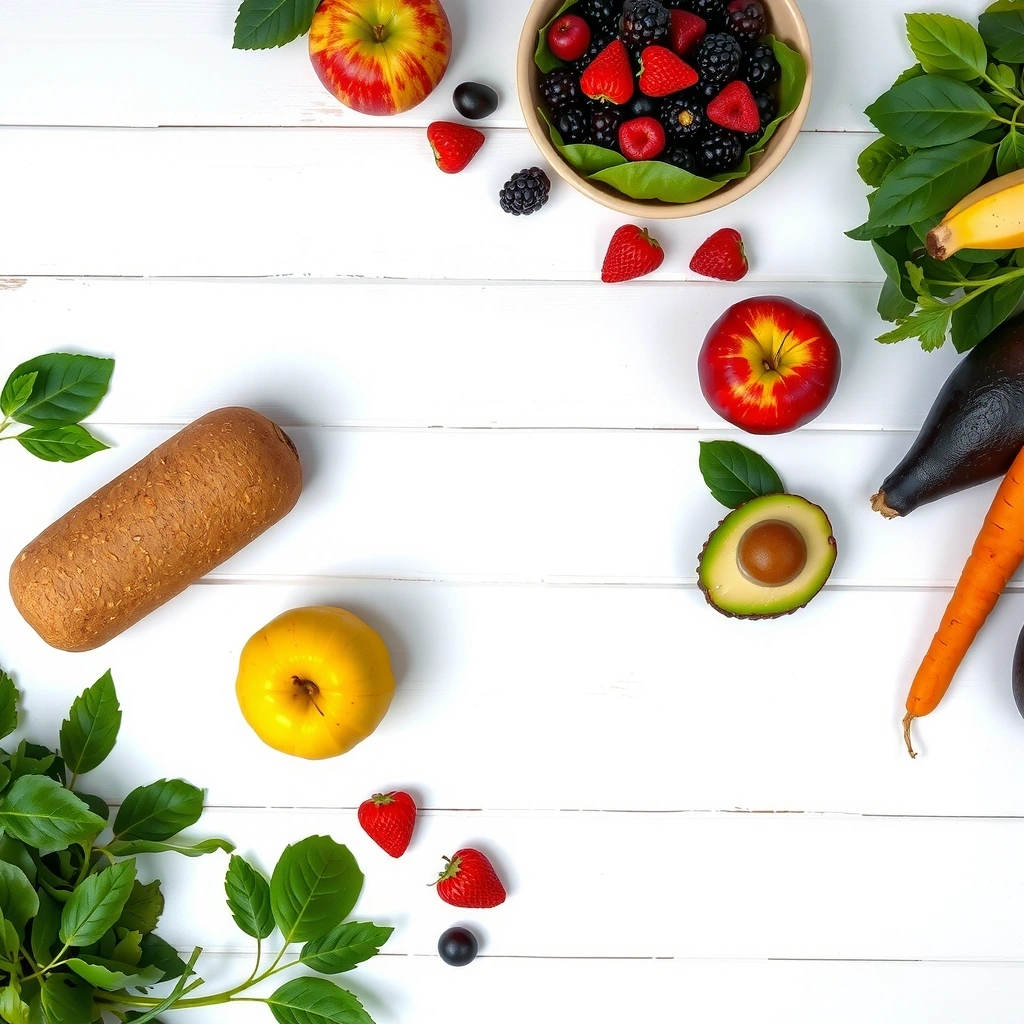 Zdrowe odżywianie - świeże owoce i warzywa